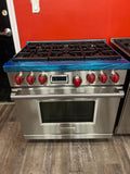 36” Dual Fuel Wolf Range