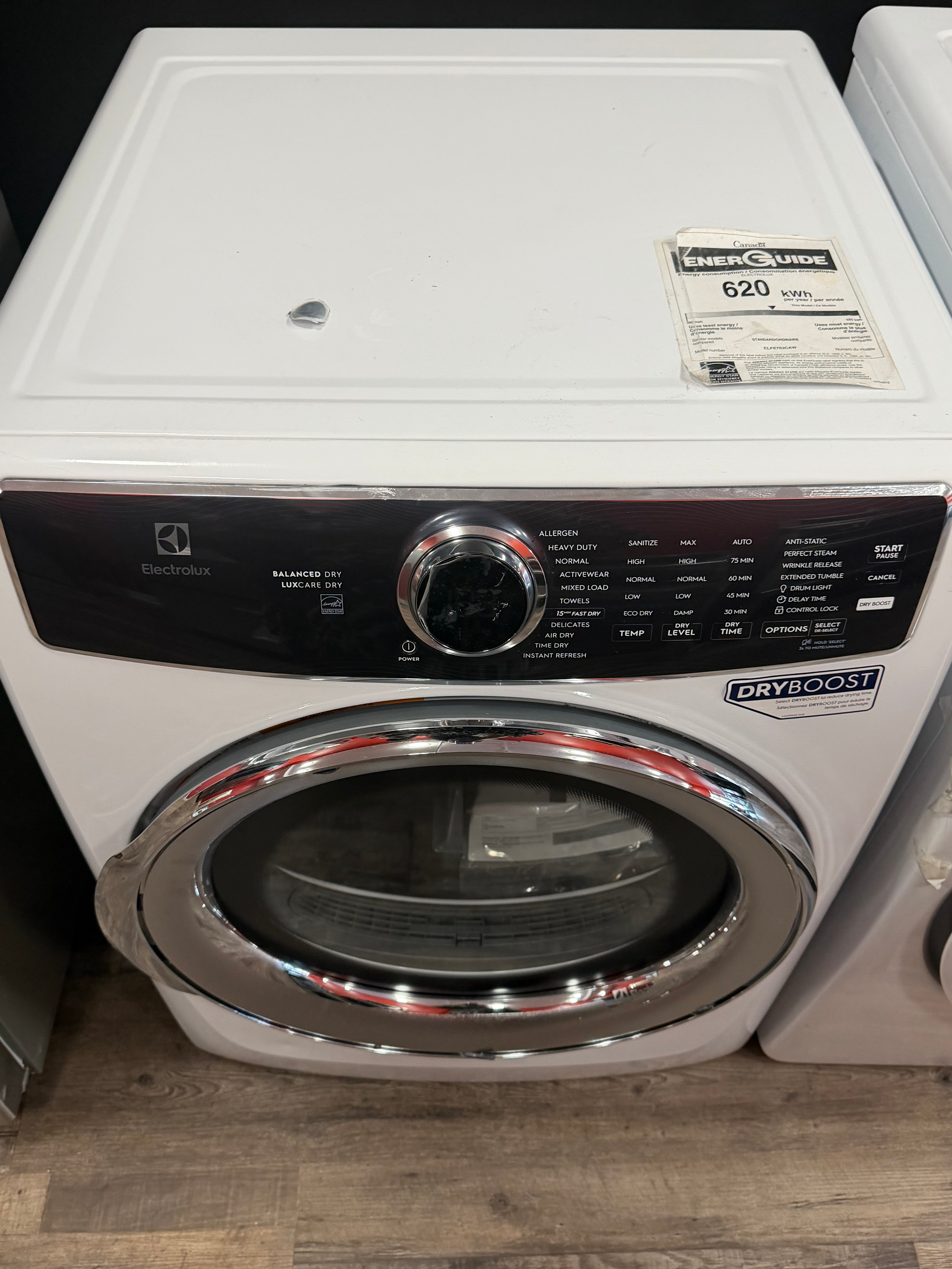 27” Electrolux Boost Dryer