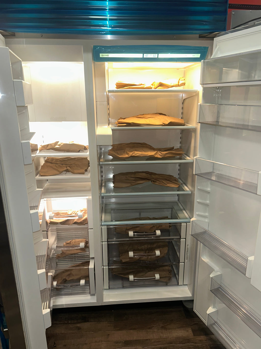 48” Subzero Fridge Side-by-Side