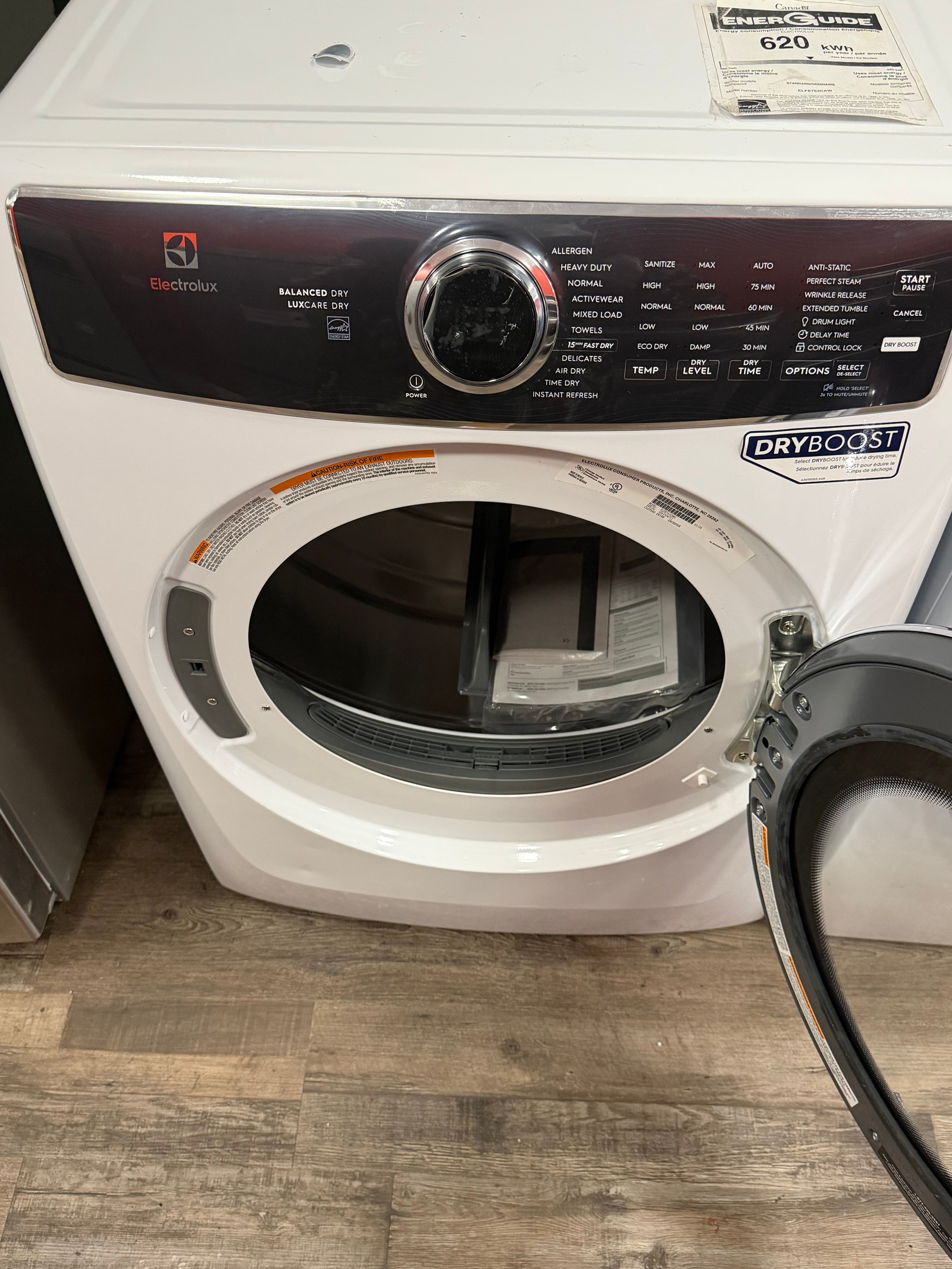 27” Electrolux Boost Dryer