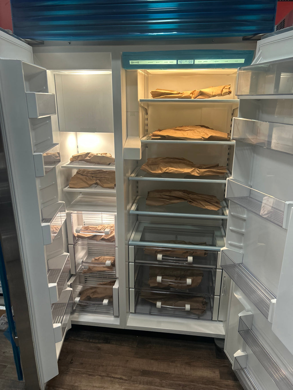 48” Subzero Fridge Side-by-Side