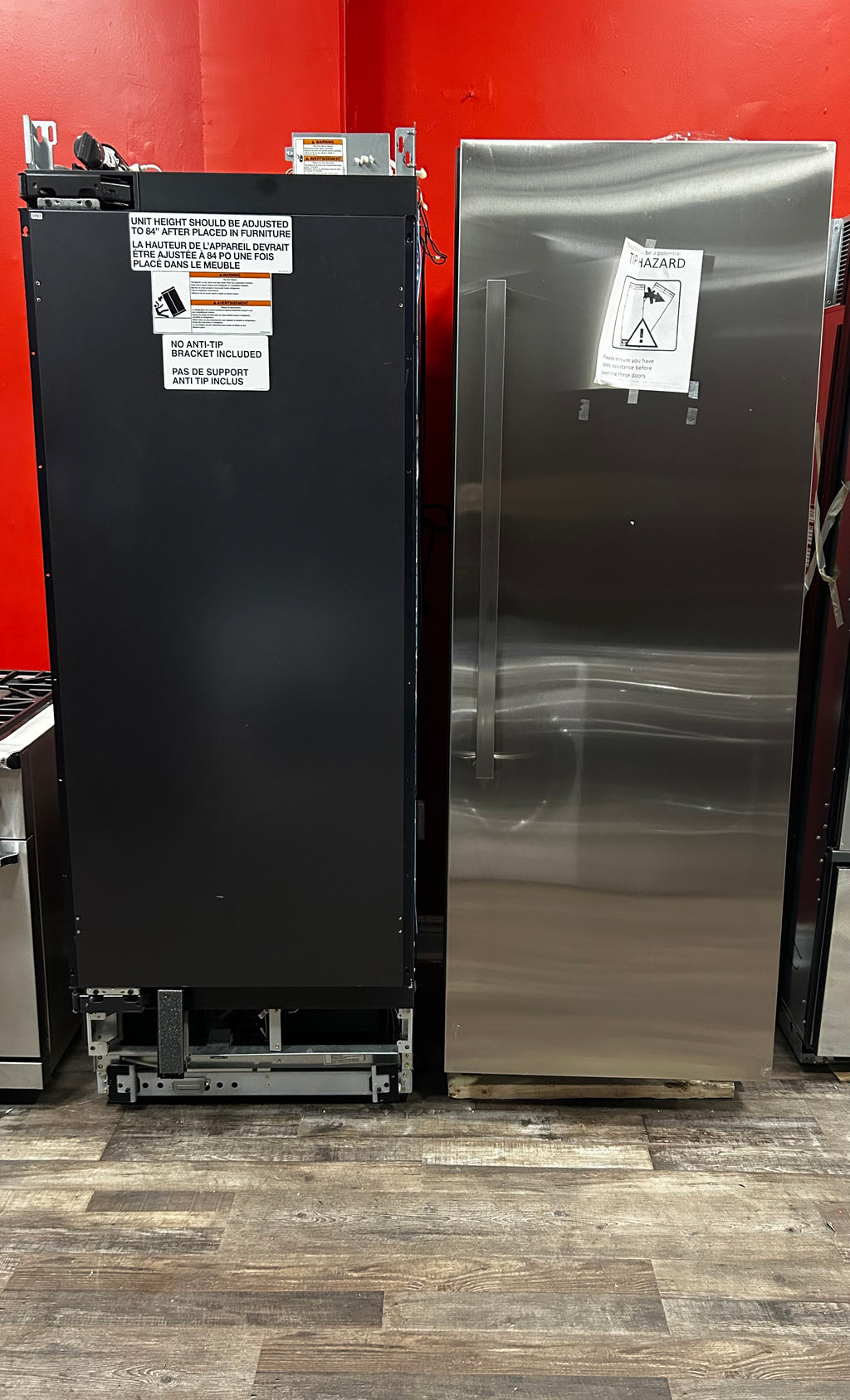 60” Jennair Panel Ready Column Fridge and Freezer