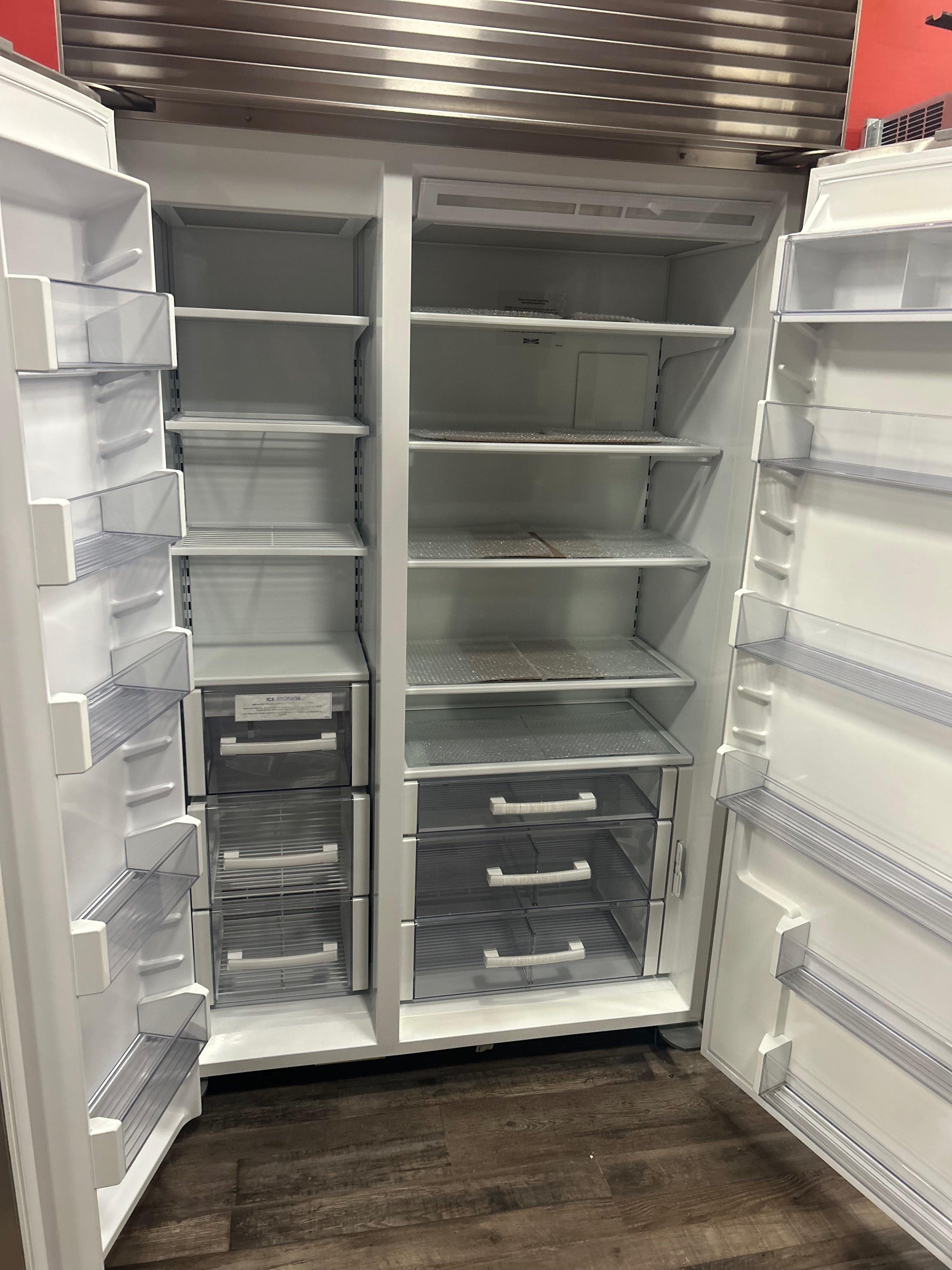 48" Subzero Side By Side Refrigerator