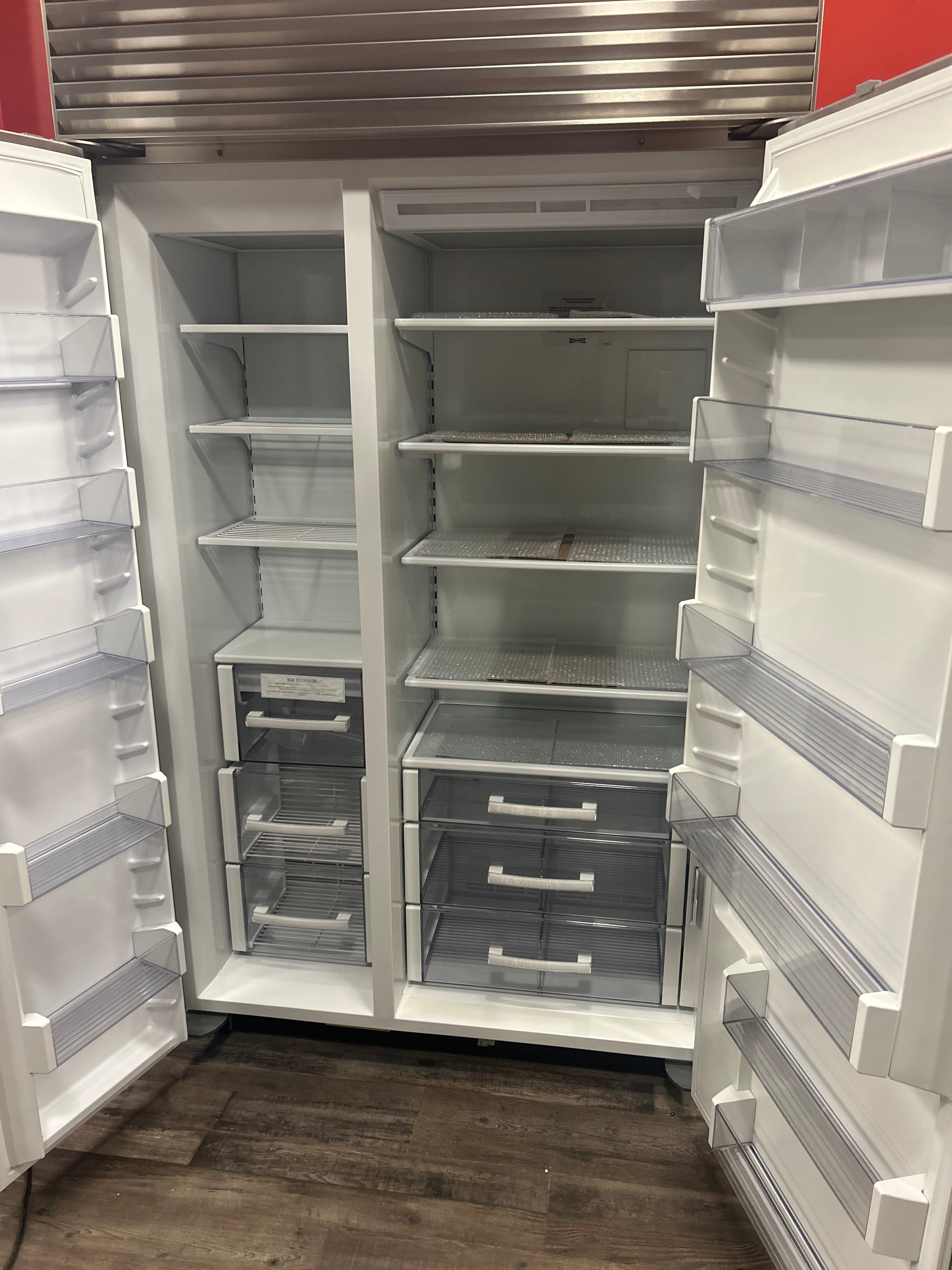 48" Subzero Side By Side Refrigerator