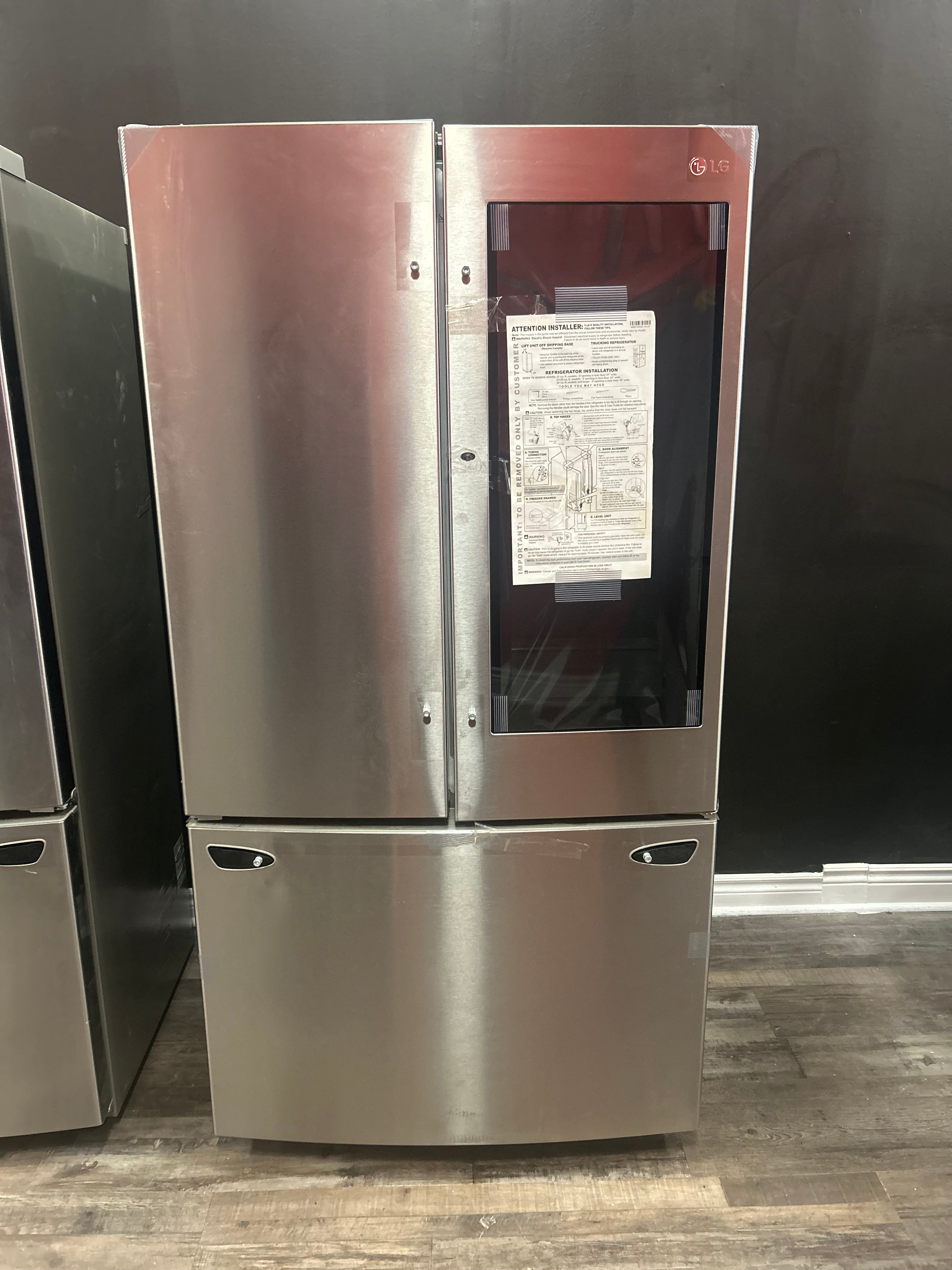 36" LG Insta View In Door Fridge