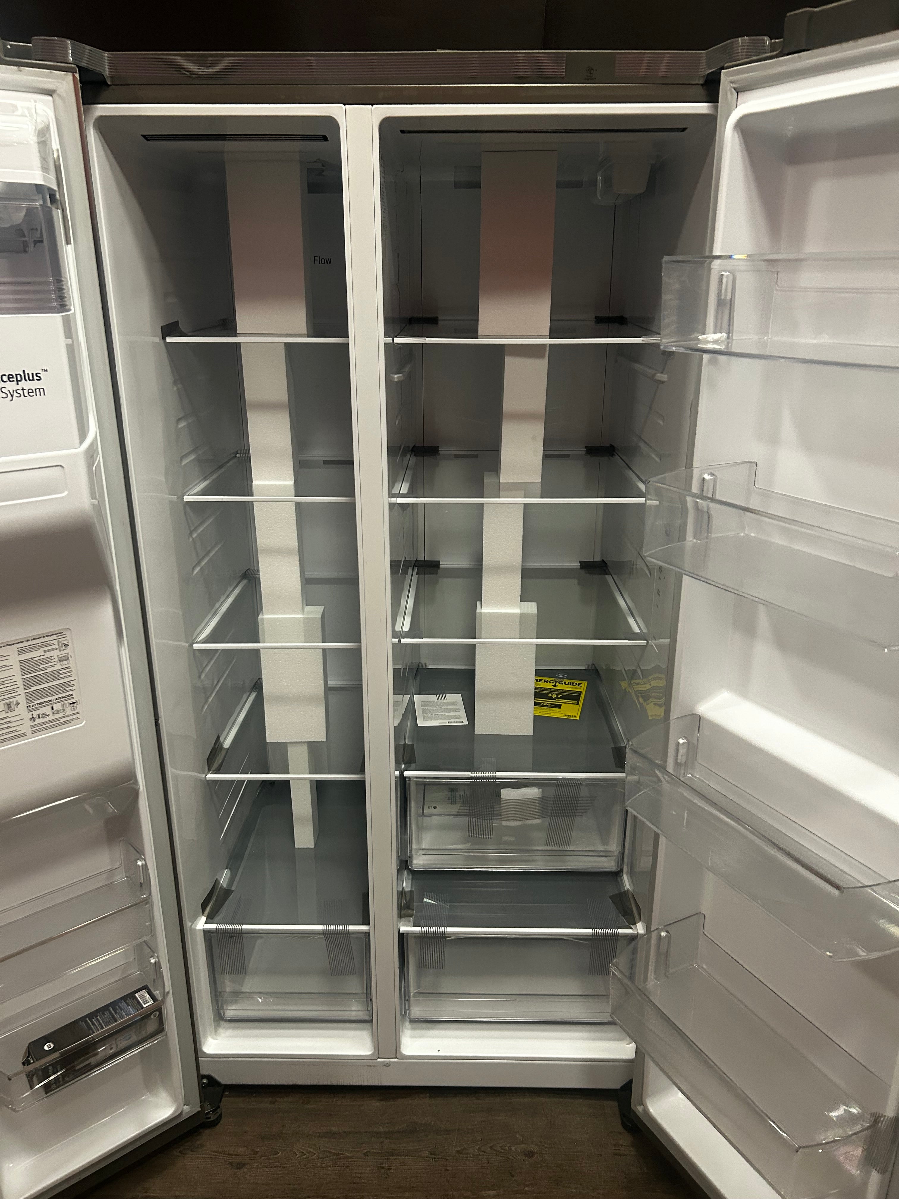 36" LG Side By Side Refrigerator